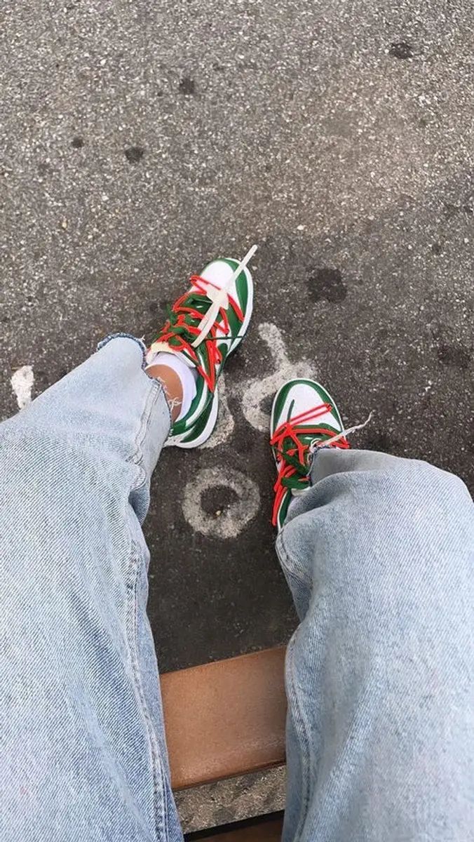 Nike Dunk Low Off-White Pine Green