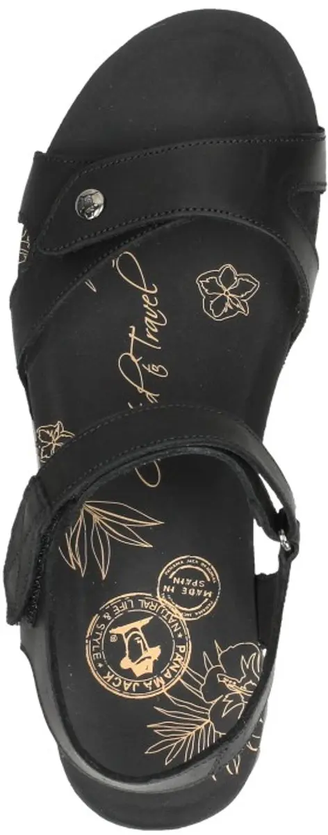 Panama Jack Sulia Basics Dames Sandaal - Zwart