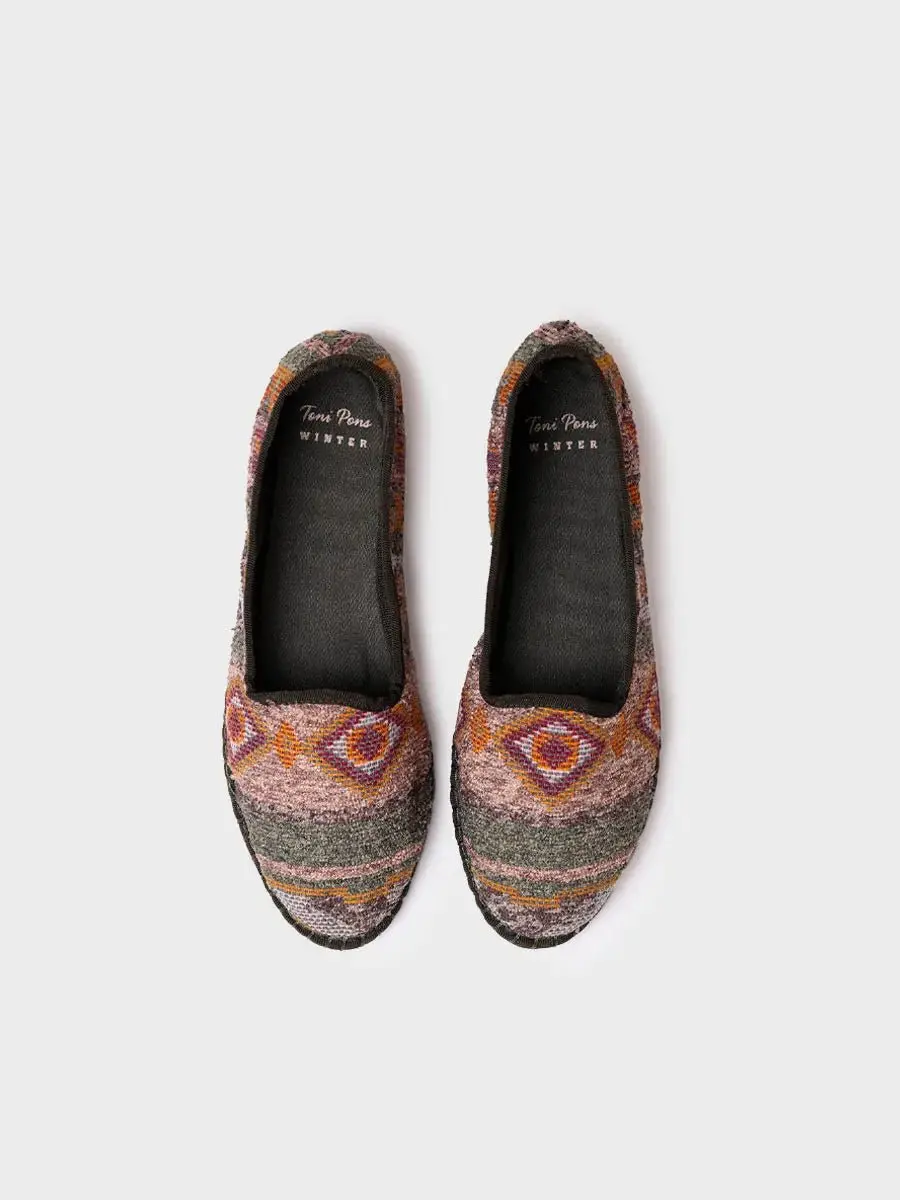 Ballerina's met print voor dames