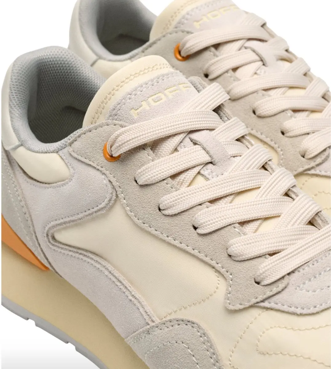 Hoff City Retro Leren Sneakers - 41 - Grijs - afbeelding 4 van 6