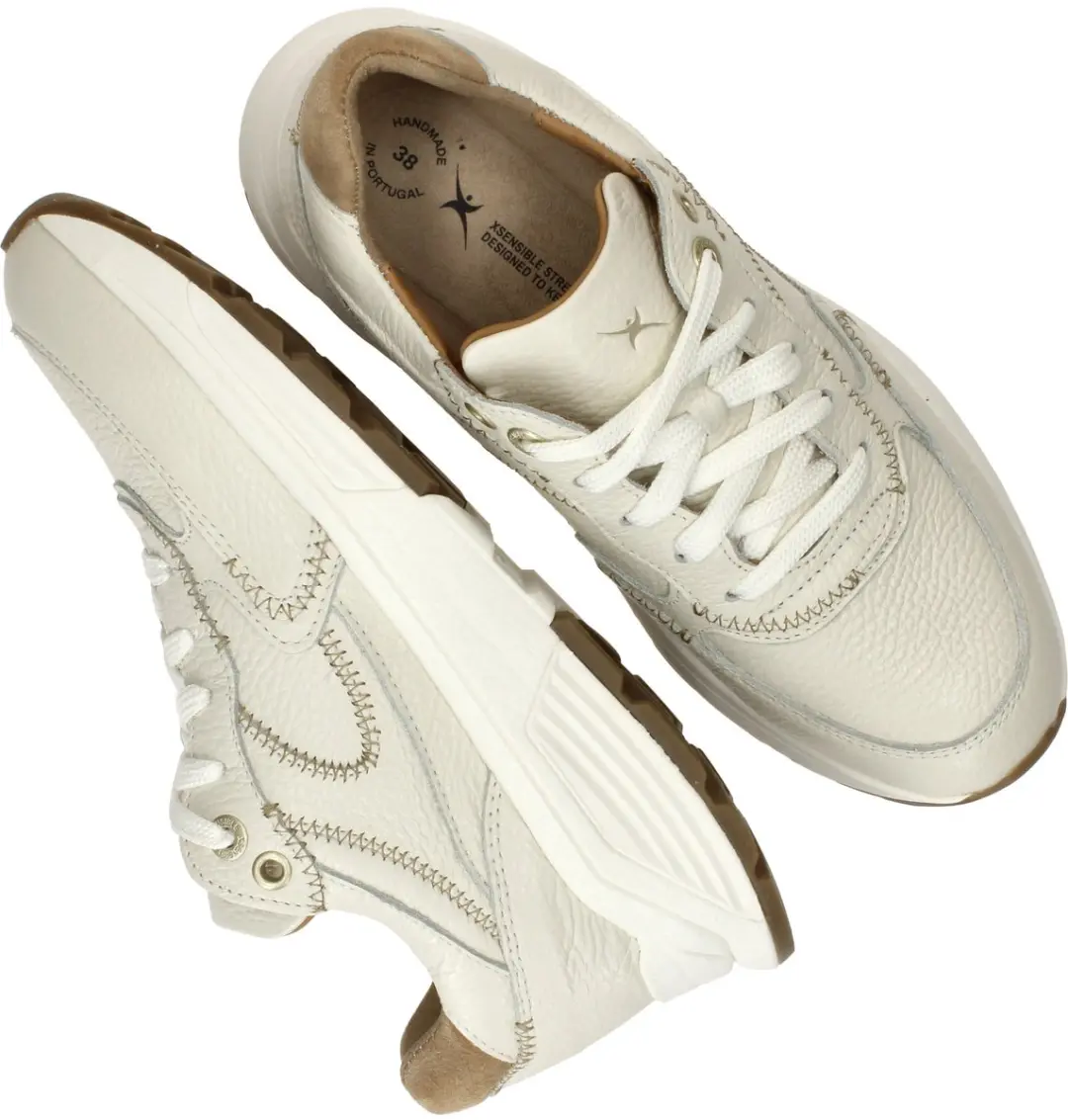 Xsensible Ponte Vecchio Sneakers Leer Dames - Beige 39