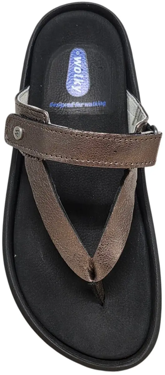 Wolky Dames Teenslipper Peace - Bruin