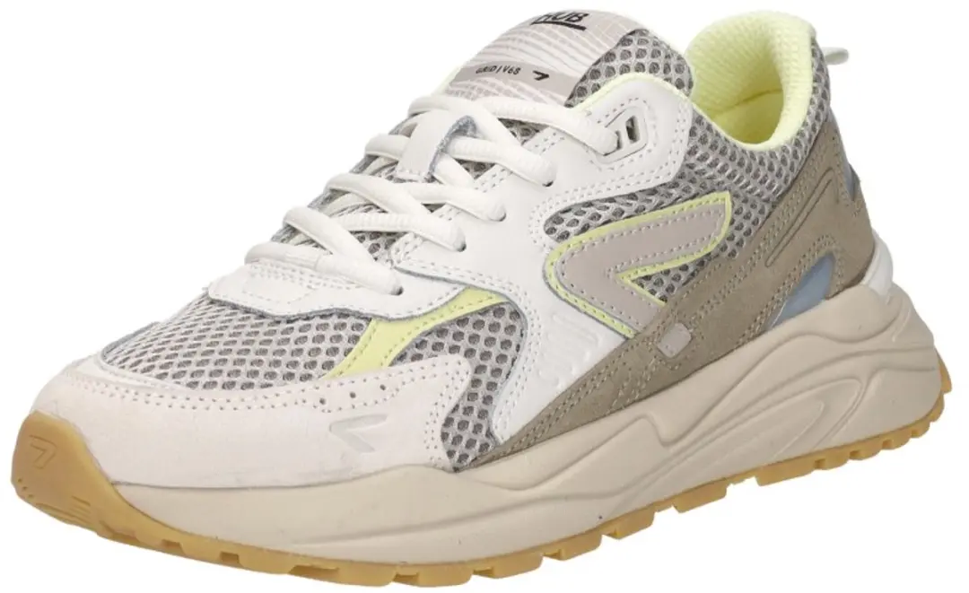 HUB Grid-w Sneakers - Dames - Beige - Maat 42 - afbeelding 4 van 6