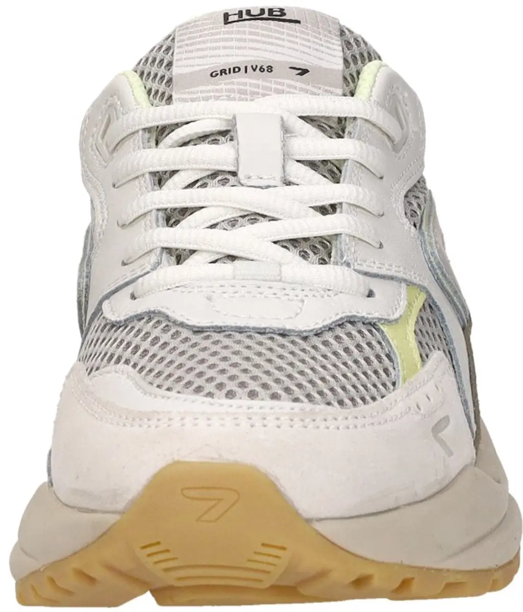 HUB Grid-w Sneakers - Dames - Beige - Maat 42 - afbeelding 3 van 6