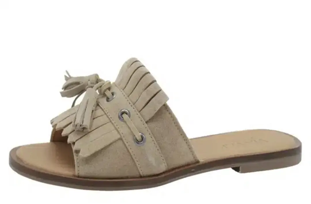 VIA VAI Vita Eva Slippers Dames - Beige - Maat 39