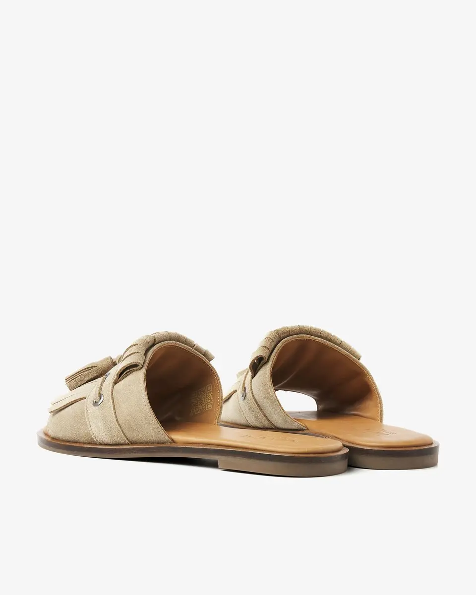 VIA VAI Vita Eva Slippers Dames - Beige - Maat 39