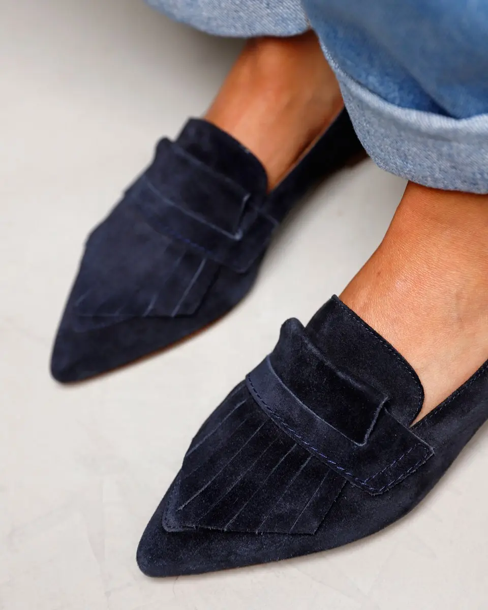 VIA VAI Lola Oakley Loafers - Blauw - Maat 41