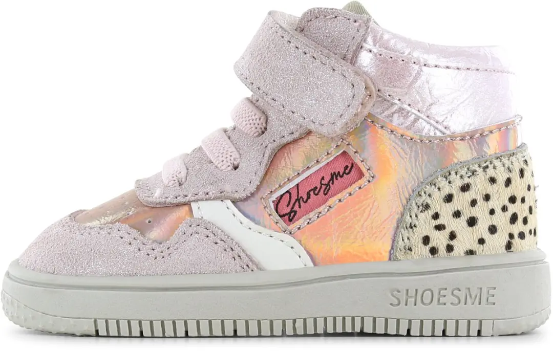 Shoesme Roze Sneakertje Met Panterprint