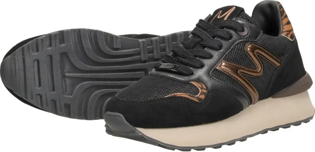 Mexx Juju Humper Sneaker - Dierenprint Zwart - 39 - afbeelding 6 van 6