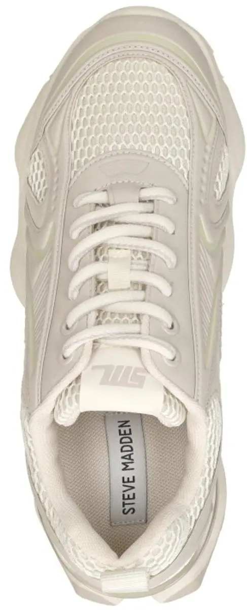 Steve Madden Speedster-e Sneakers - Dames - Taupe - Maat 36 - afbeelding 5 van 6
