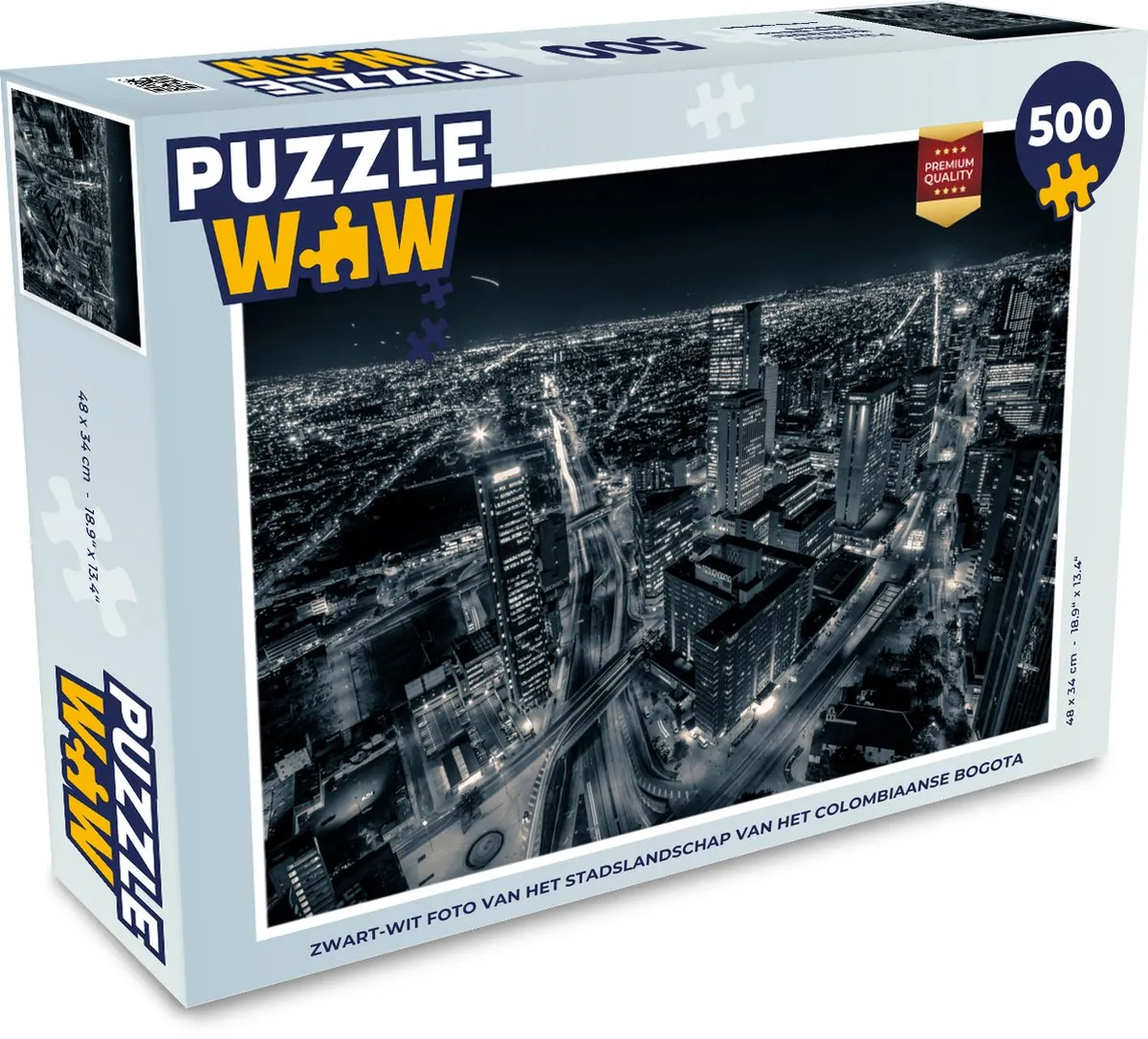 PuzzleWow Legpuzzel 500 Stuks - Multicolor - MPN 6017549619659