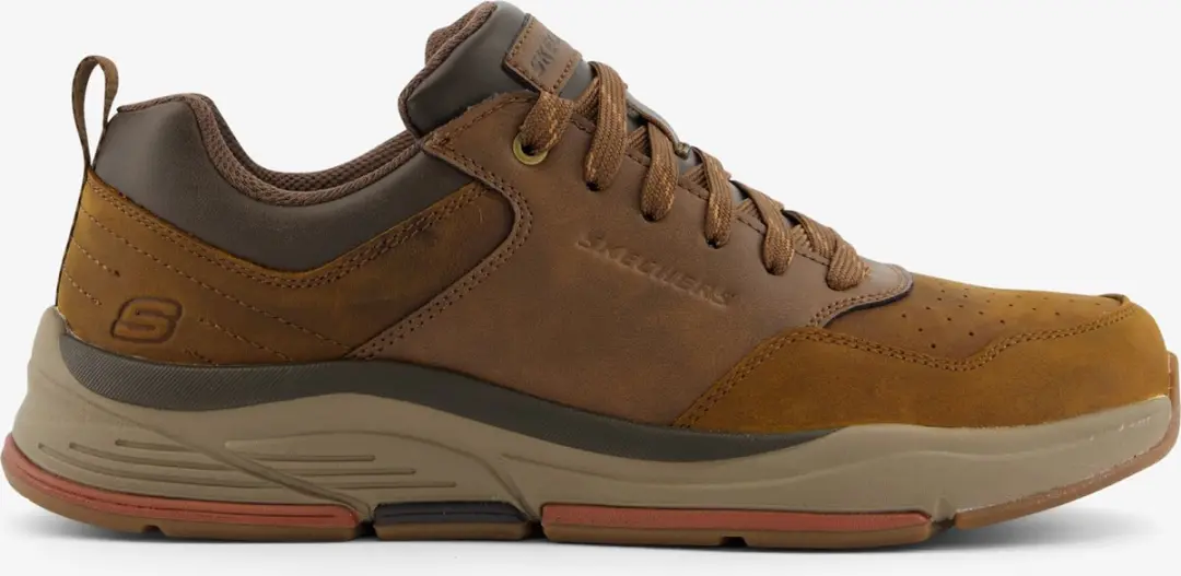 Skechers Benago-Treno Heren Sneakers 42 - Dark Brown