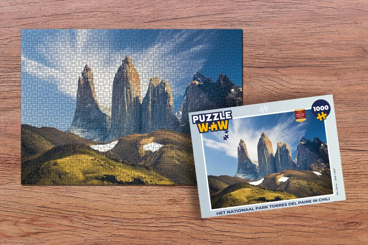 PuzzleWow Torres del Paine Legpuzzel 1000 Stuks