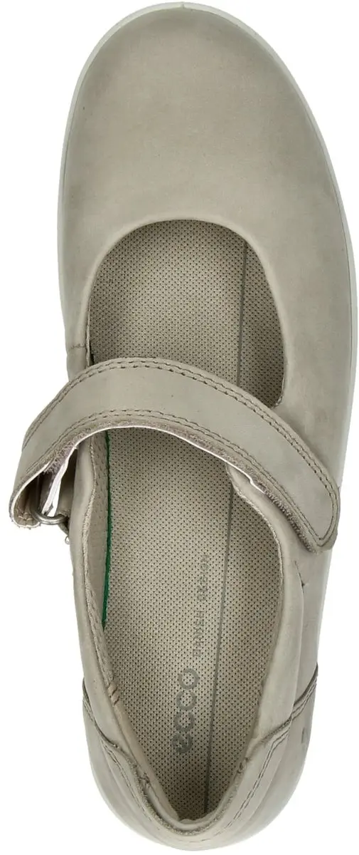ECCO Soft 2.0 Mary-Jane Beige Nubuck - Maat 40