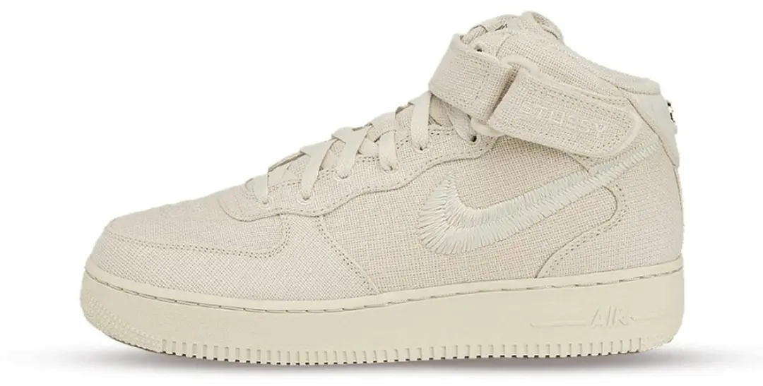 Nike Air Force 1 Mid Stussy Fossil