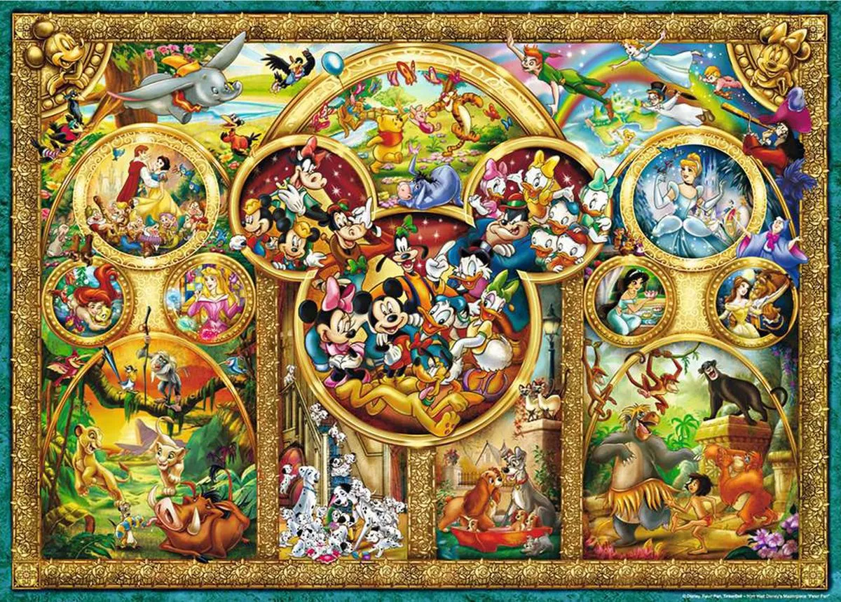 Ravensburger Disney Mooiste Thema's Legpuzzel 1000 Stuks - MPN 12000469