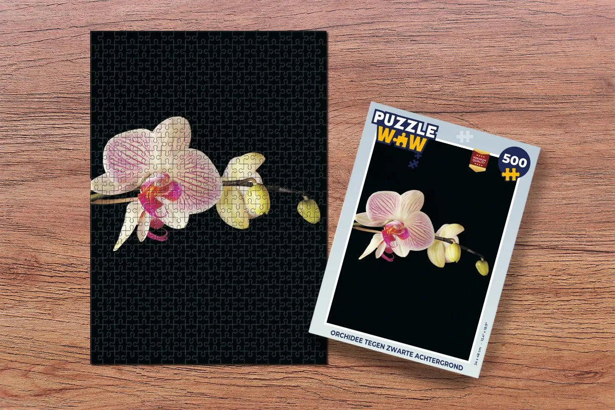 PuzzleWow Orchidee Legpuzzel 500 Stuks - Multicolor