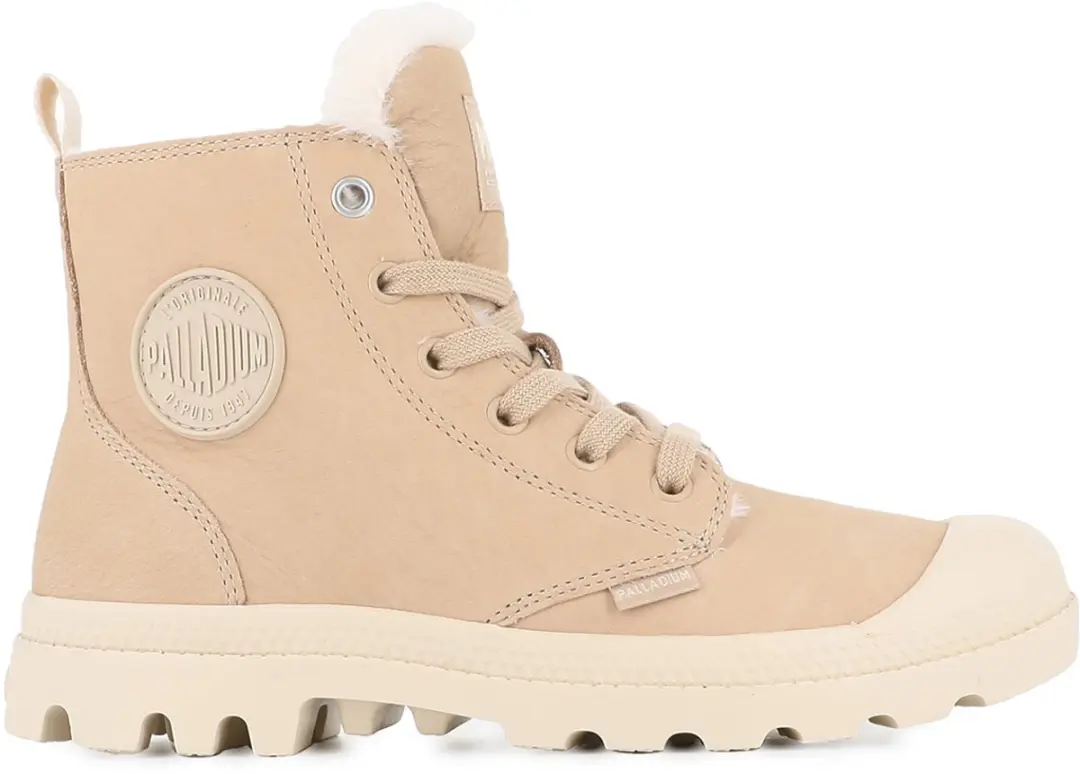 Palladium Pampa Hi Zip WL Dameslaarzen - Natuur - 43