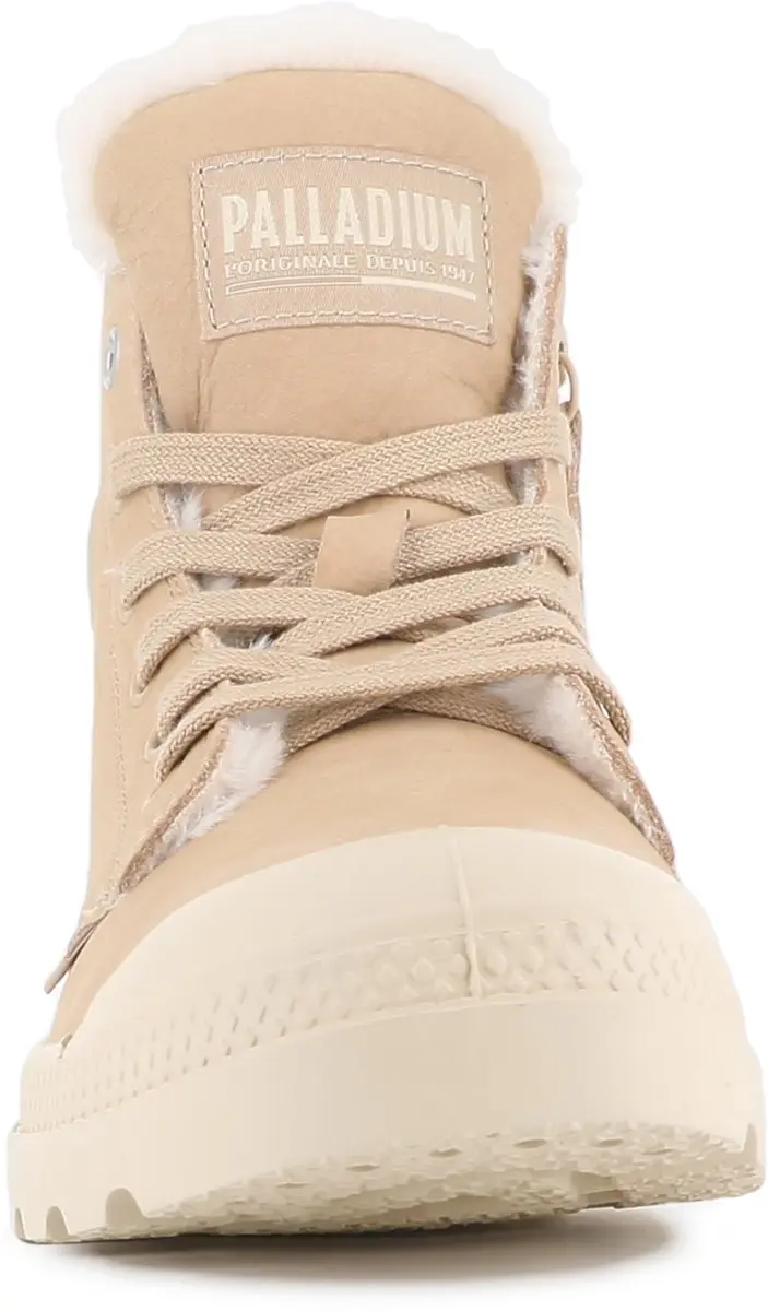 Palladium Pampa Hi Zip WL Dameslaarzen - Natuur - 43