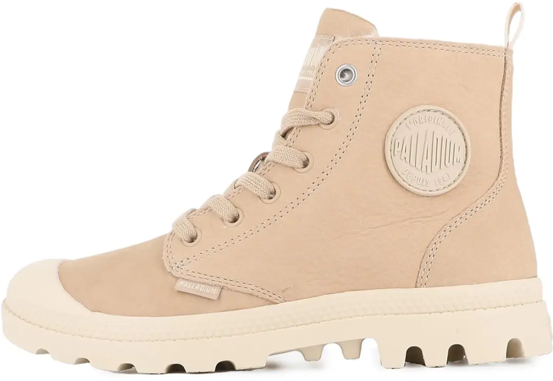 Palladium Pampa Hi Zip WL Dameslaarzen - Natuur - 43