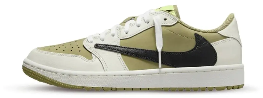 Jordan 1 Retro Low Golf Travis Scott Neutral Olive