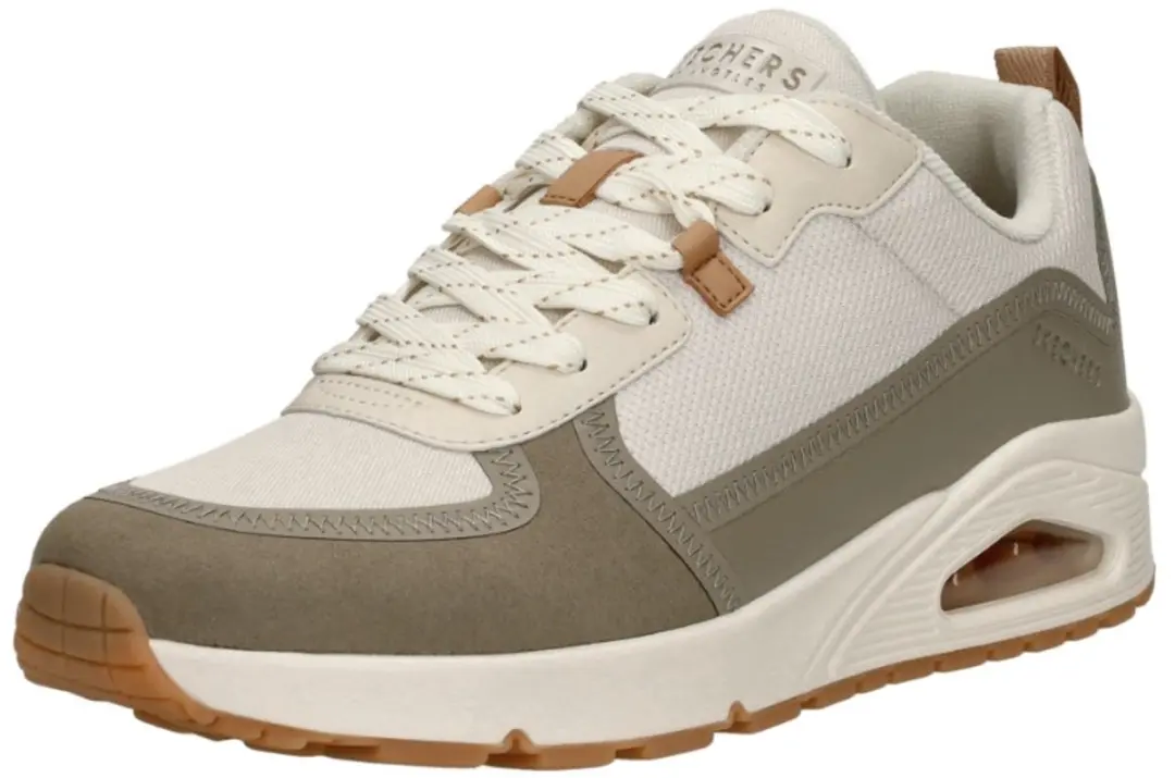 Skechers Uno Layover Heren Sneakers - Wit