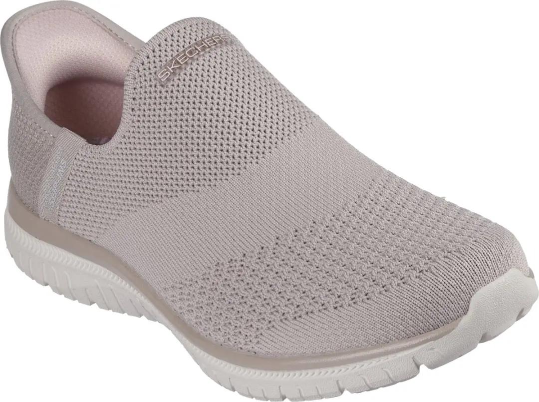 Skechers Slip-ins Virtue Sleek Dames Sneakers 104425-TPE - 39 - Bruin/Grijs/Wit - afbeelding 3 van 6