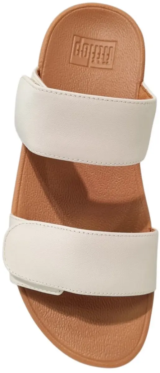 FitFlop Lulu Leather Slides Dames - Wit