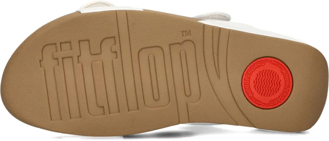 FitFlop Lulu Leather Slides Dames - Wit - afbeelding 6 van 6