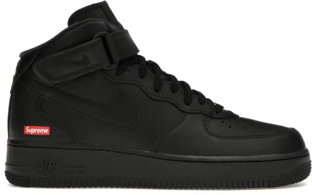 Nike Air Force 1 Mid Supreme Black