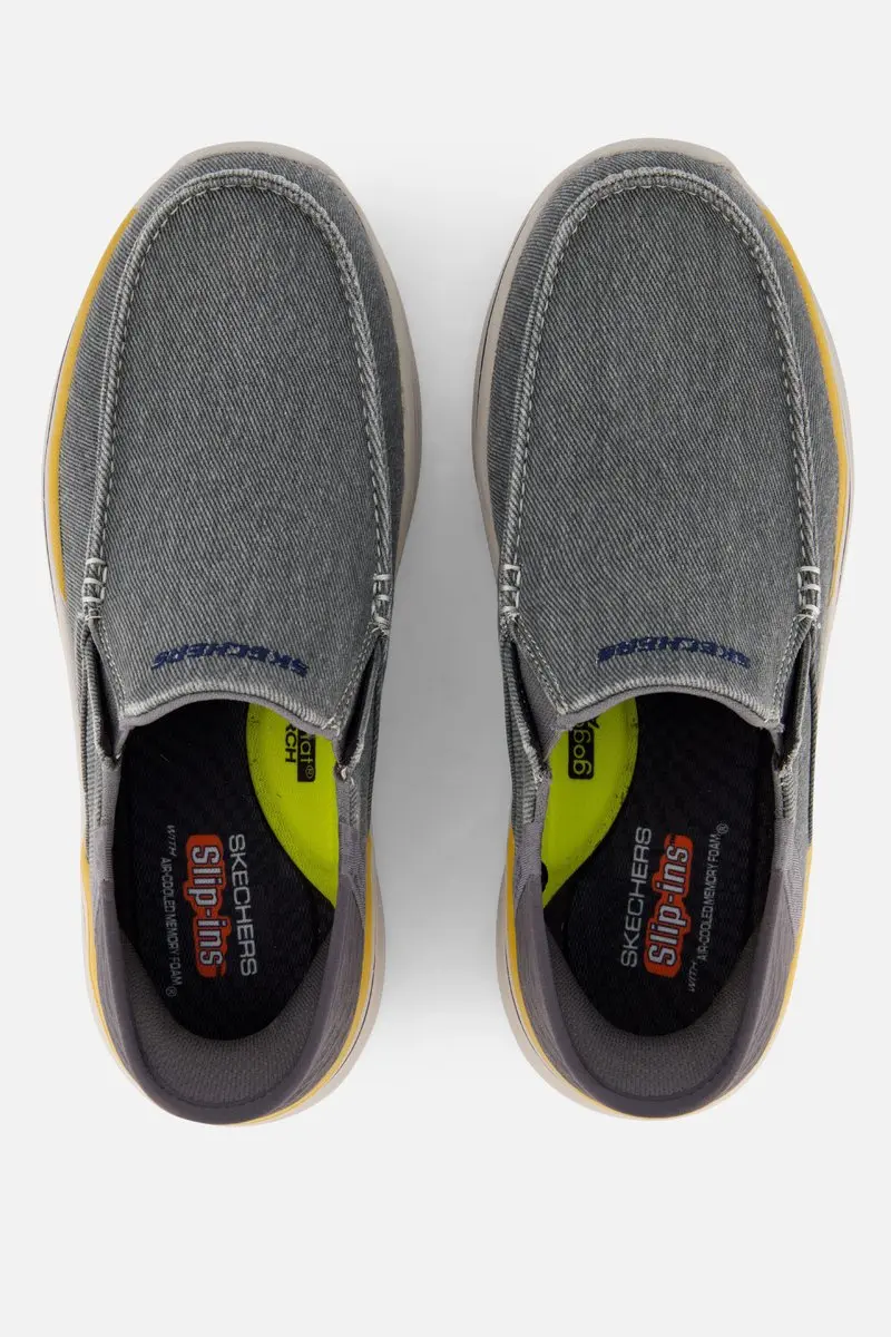 Skechers Remaxed Fenick Heren Sneakers - Donkergrijs - afbeelding 6 van 6