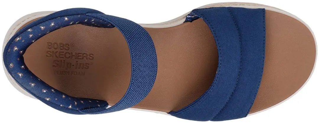 Skechers Slip-ins Bobs Sun Ray Dames Sandalen - Navy - afbeelding 2 van 6