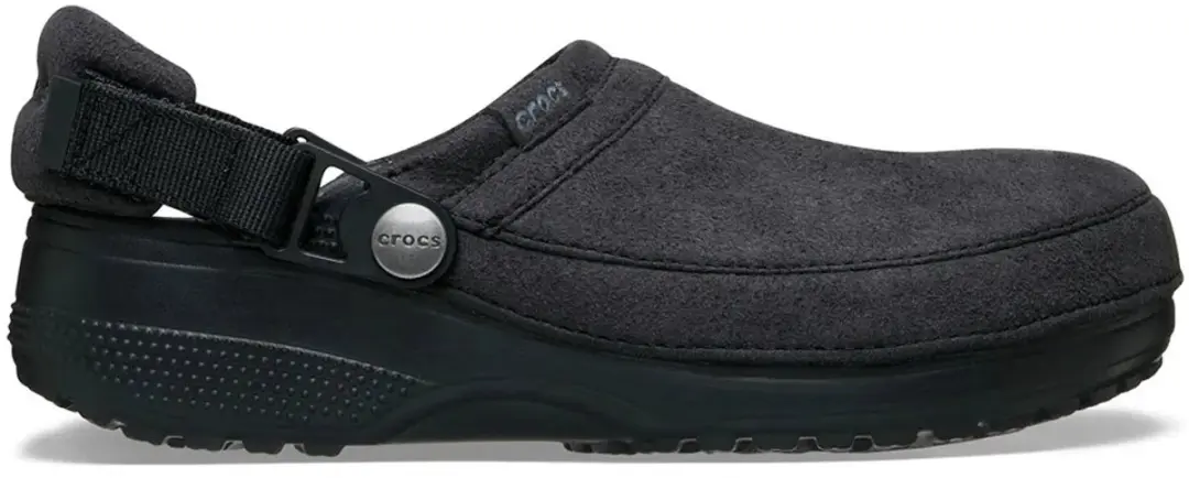 Crocs Classic Crafted Vegan Suede Klompen Zwart EU 45-46