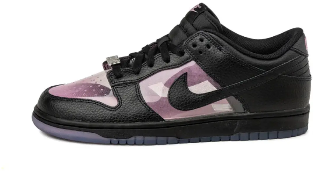 Nike Dunk Low Retro Transparent Black Pink Rise