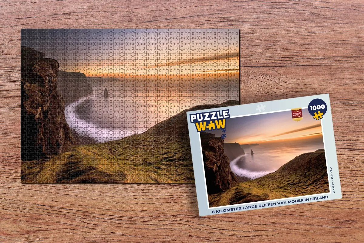 PuzzleWow Legpuzzel Kliffen van Moher 1000 Stuks