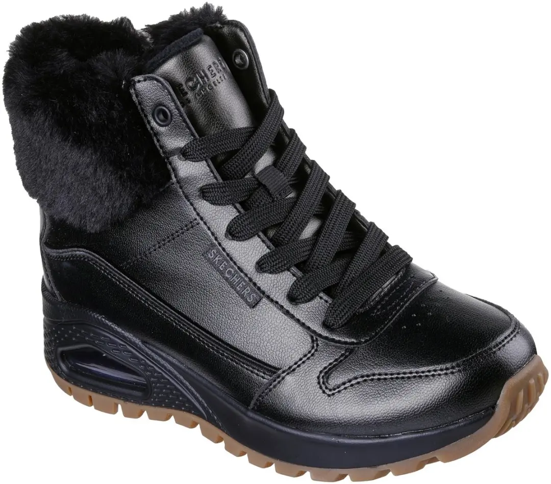 Skechers Dames UNO Rugged Galactic Heights Sneakers 167821 BBK Zwart