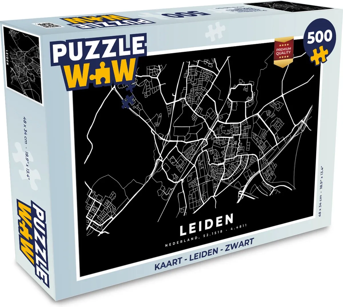 PuzzleWow Leiden Legpuzzel 500 Stuks