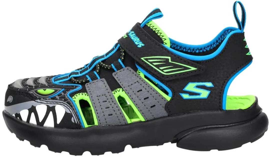 Skechers RAZOR SPLASH-RAPTOR QUEST Jongens Sandalen - Zwart - afbeelding 2 van 6