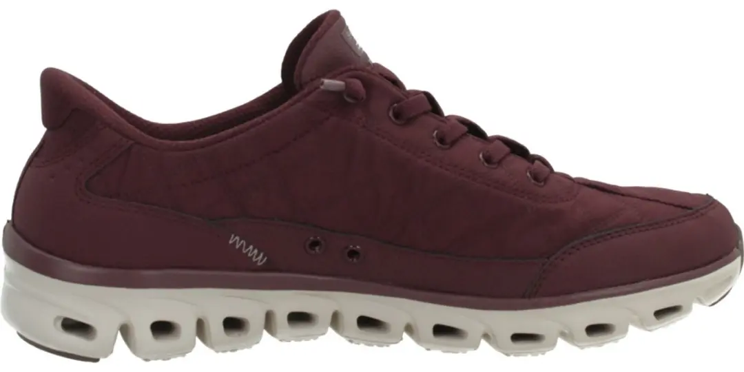 Skechers dames GLIDE-STEP-AT EASE Cozy Fit slip-on sneakers 104556 BURG