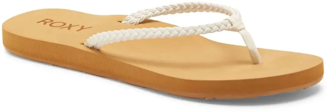 Roxy Costas Ii Slippers Wit EU 38 Vrouw