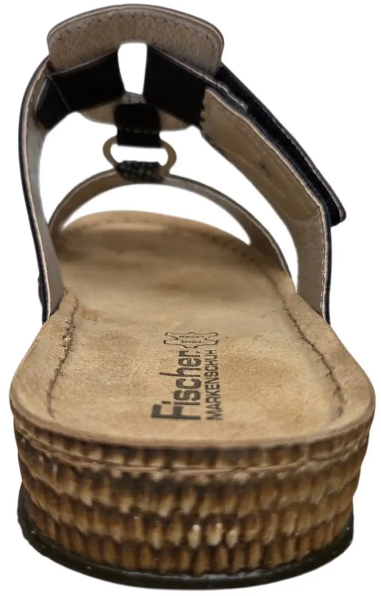 Fischer 556205 222 Slippers Dames - Zwart - 39