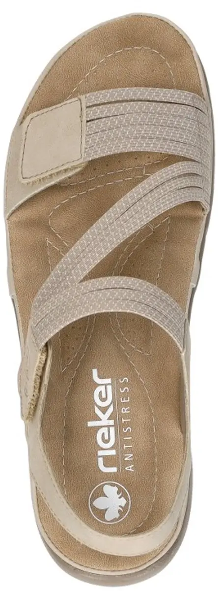 Rieker Sandalen Plat Sandalen Plat - beige - Maat 41 - afbeelding 5 van 6