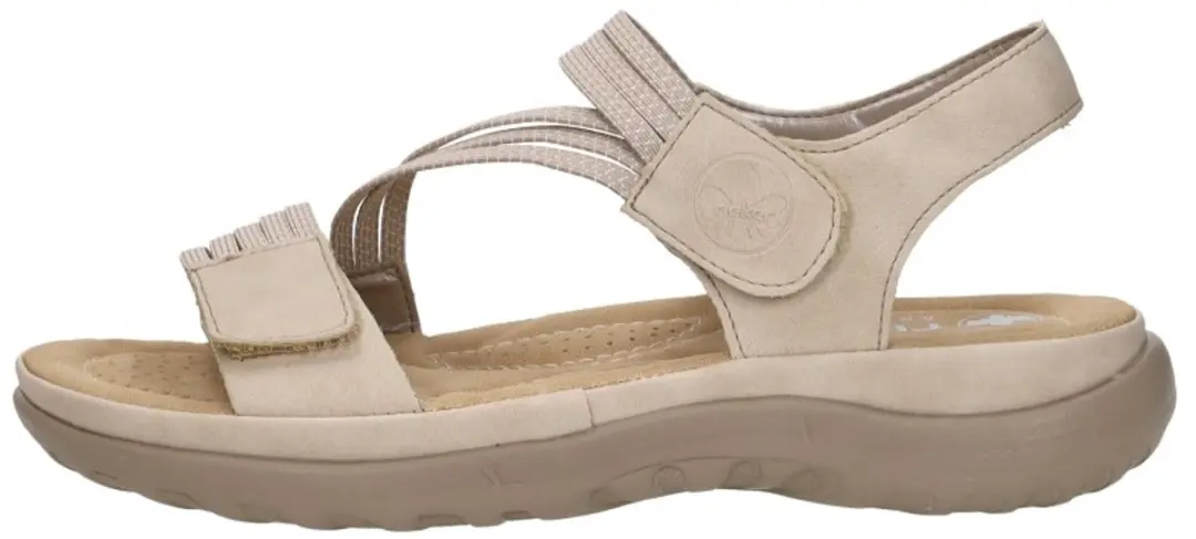 Rieker Sandalen Plat Sandalen Plat - beige - Maat 41 - afbeelding 3 van 6