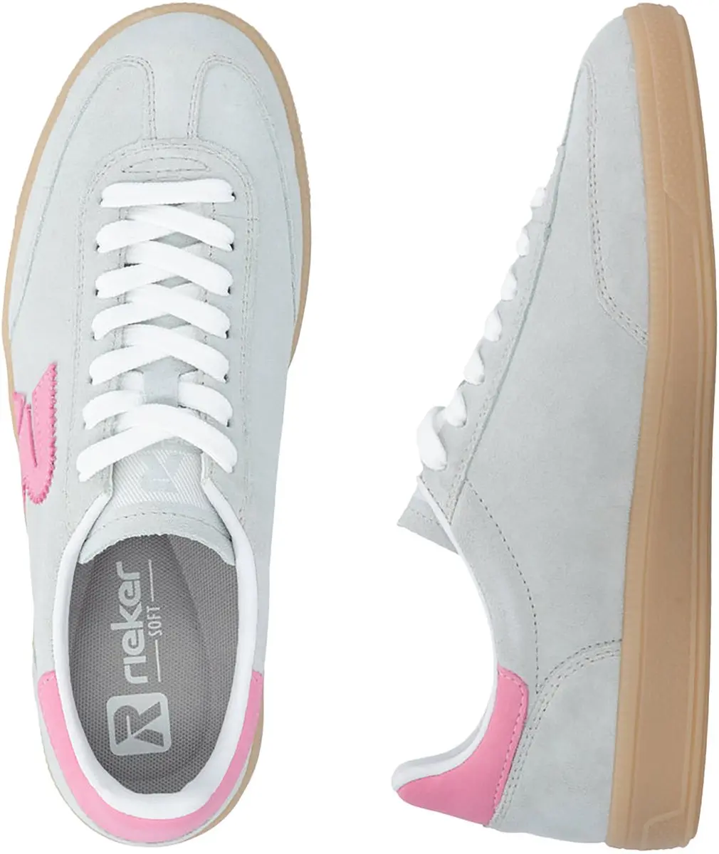 Rieker Samira W2200-53 Leren Sneakers - 37 - Groen - afbeelding 6 van 6