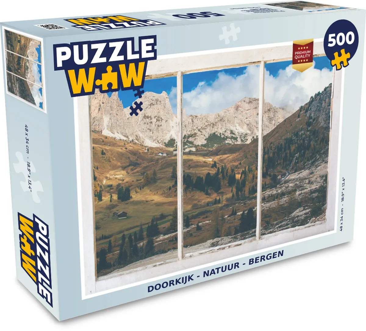 PuzzleWow Natuur Berg Legpuzzel 500 Stuks