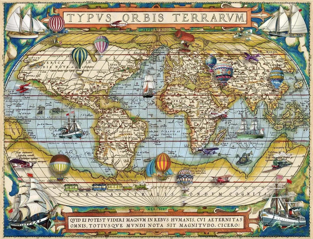 Ravensburger Around the World Legpuzzel 2000 Stuks - Multicolor