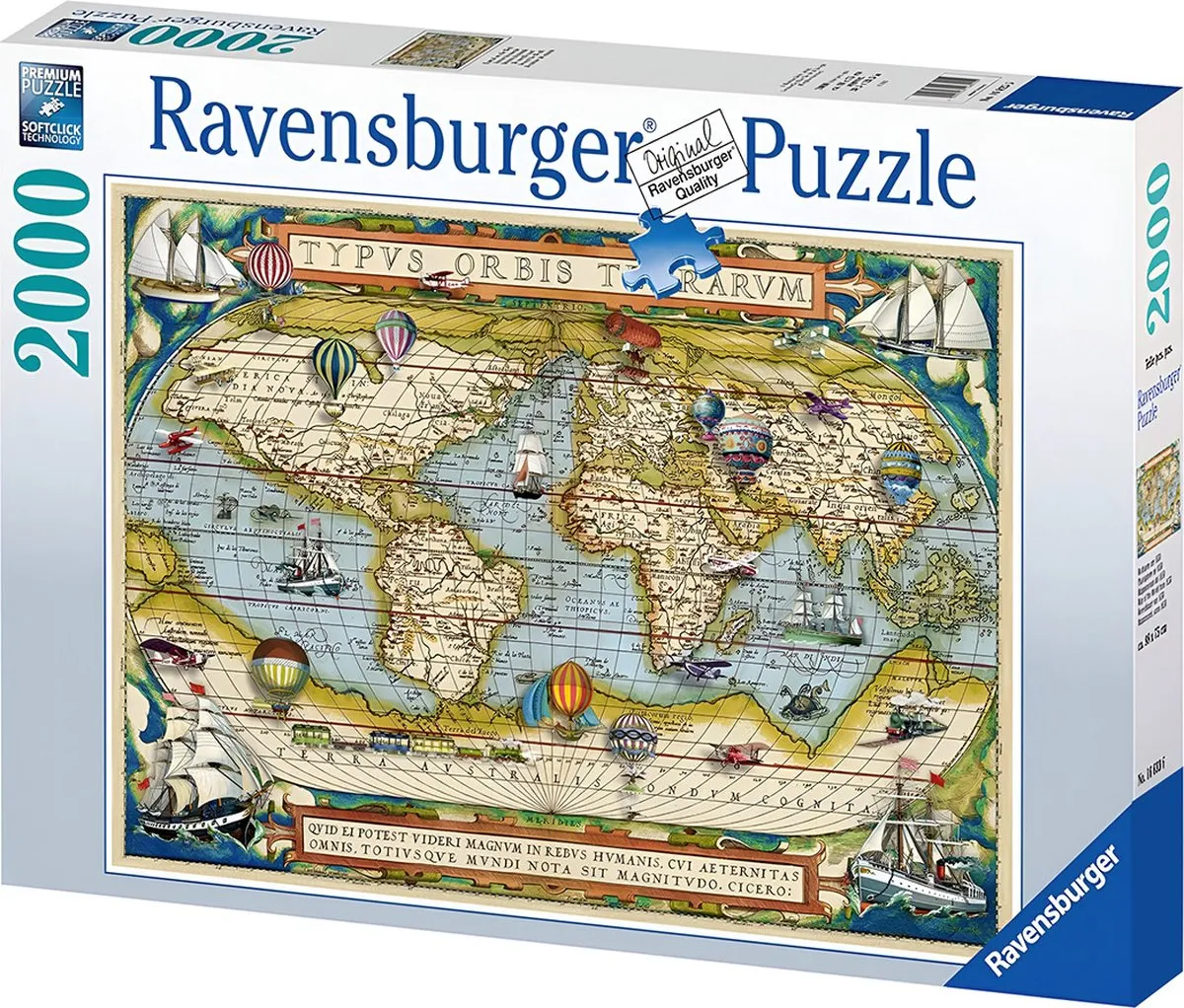 Ravensburger Around the World Legpuzzel 2000 Stuks - Multicolor