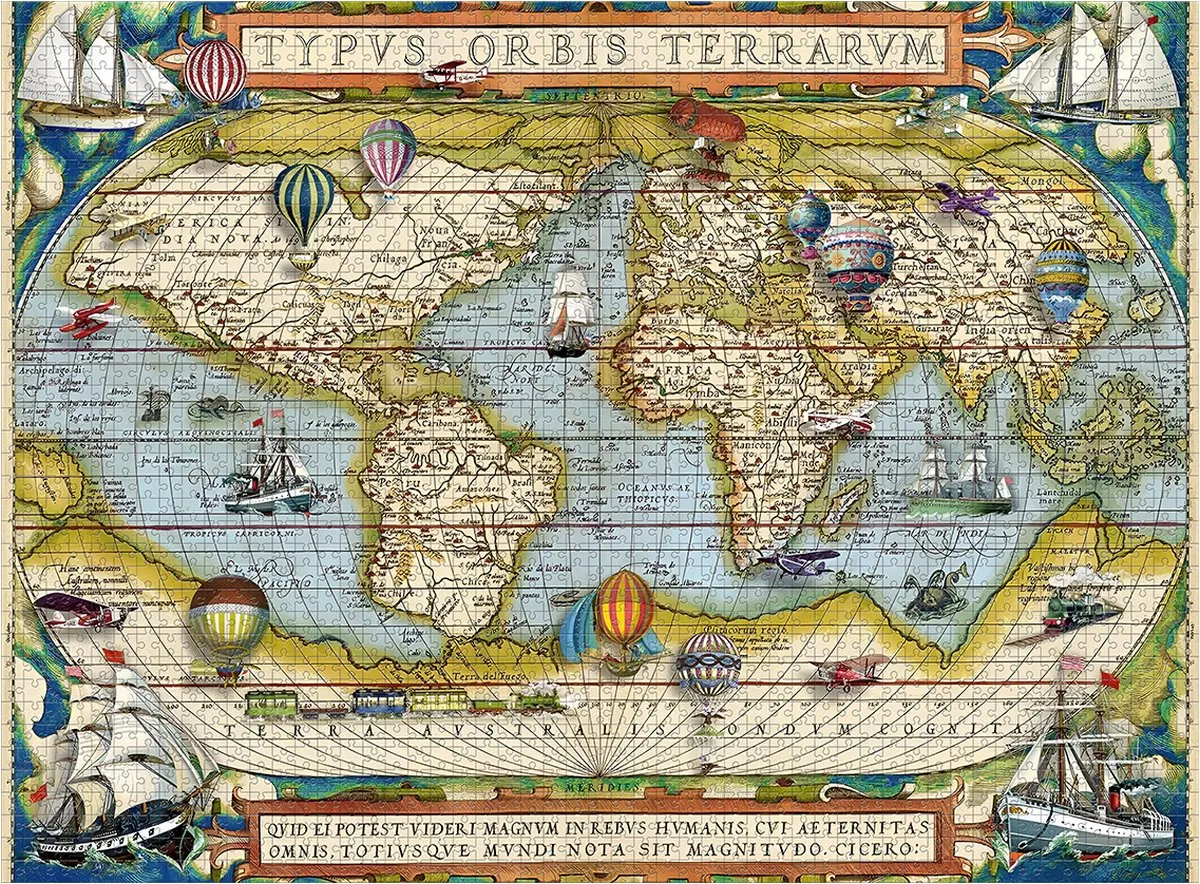 Ravensburger Around the World Legpuzzel 2000 Stuks - Multicolor