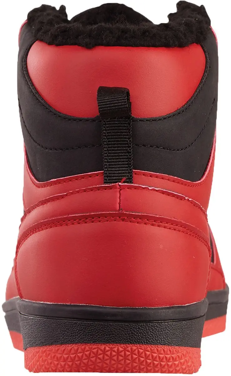 Kappa Lineup Fur Unisex Sneakers - Zwart/Rood - afbeelding 5 van 6