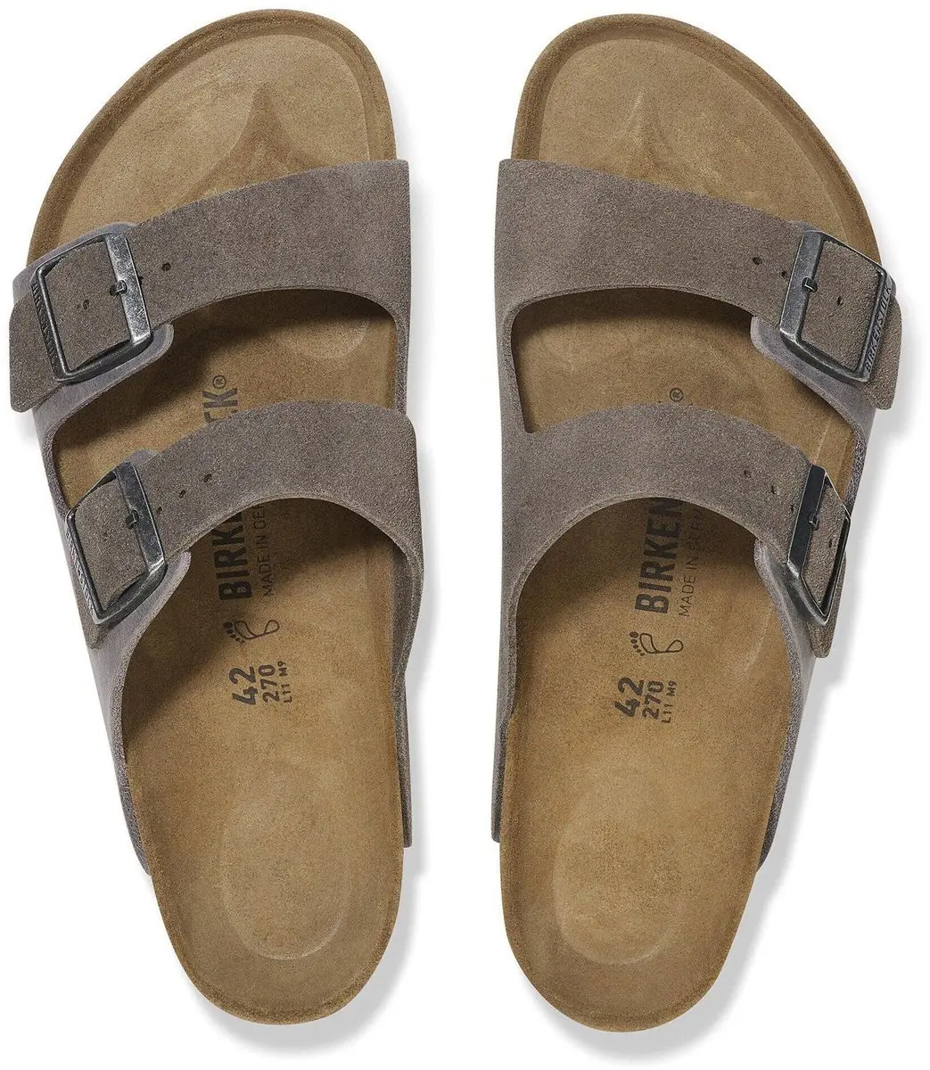 Birkenstock Arizona Slides 44 - Grijs/Bruin - afbeelding 3 van 6